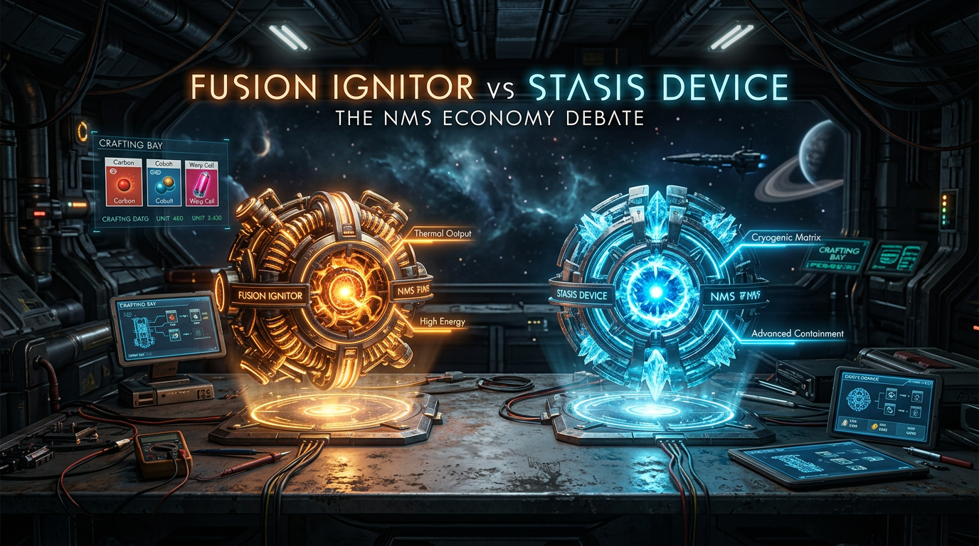 Fusion Ignitor vs Stasis Device: Which Is Easier to Craft in No Man's Sky?