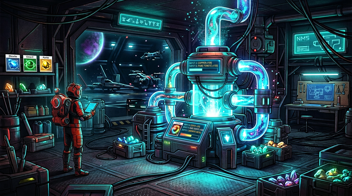 Best No Man's Sky Refiner Recipes for Nanites, Units, and Fast Progress