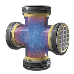 X-shaped Bubble Duct