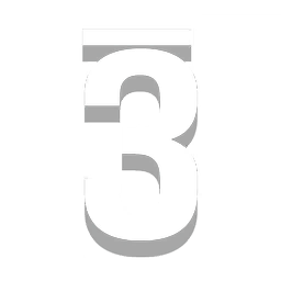 '3' Decal