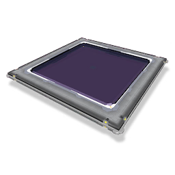 Concrete-framed Glass Panel