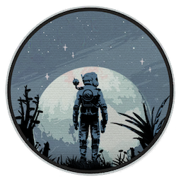Blue Stargaze Decal