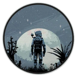 Blue Stargaze Decal