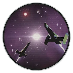 Purple Galactic Core Decal