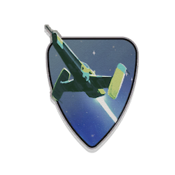 Blue Flight Decal