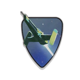 Blue Flight Decal