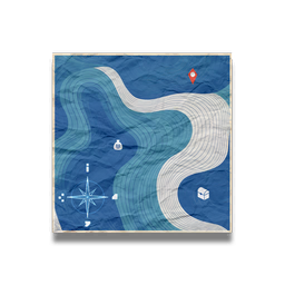 Sea Chart Poster