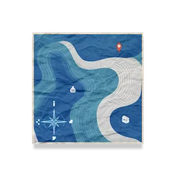 Sea Chart Poster