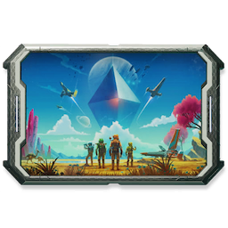 Framed "next" Art