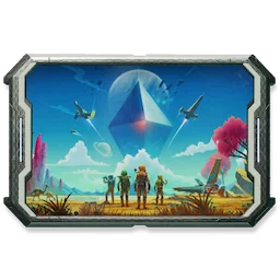 Framed "next" Art