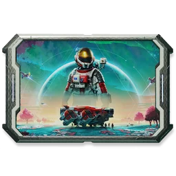 Framed "voyagers" Art