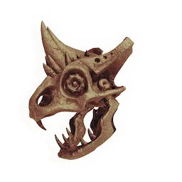 Mono-horn Predator Skull