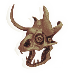 Horned Predator Skull