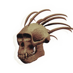 Bonehair Skull