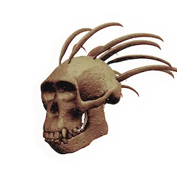 Bonehair Skull