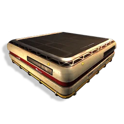 Tall Flat Alloy Roof