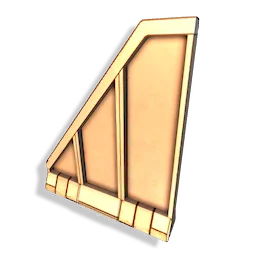 Sloping Alloy Roof Gable