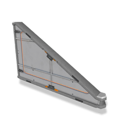 Sloping Metal Panel