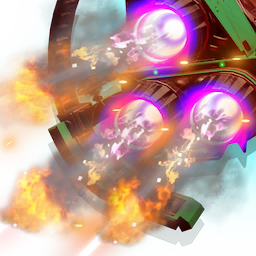 Sputtering Starship Trail