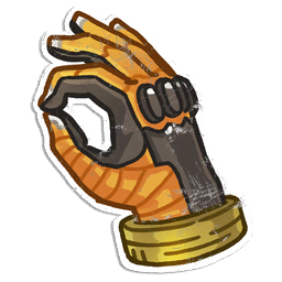 Hand of Approval Decal