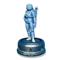 Ice Astronaut Statue
