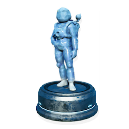 Ice Astronaut Statue
