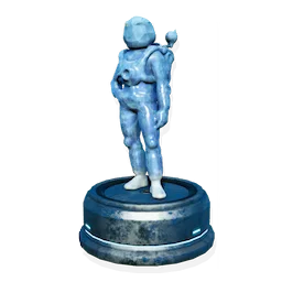 Ice Astronaut Statue