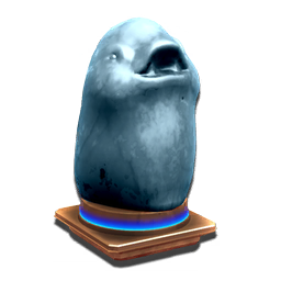 Silver Blob Statue