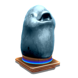 Silver Blob Statue