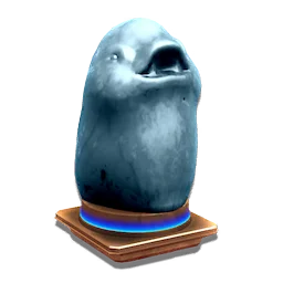 Silver Blob Statue