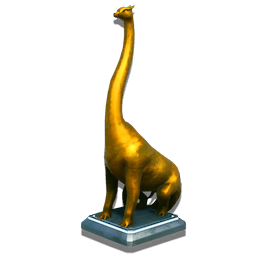 Gold Diplo Statue
