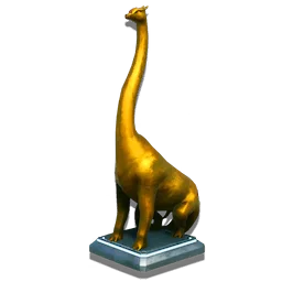 Gold Diplo Statue