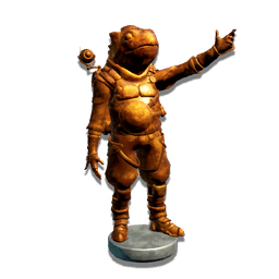 Bronze Gek Statue