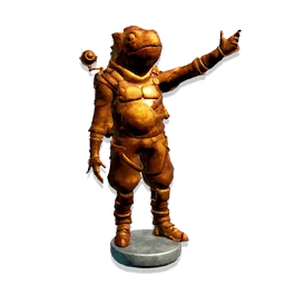 Bronze Gek Statue