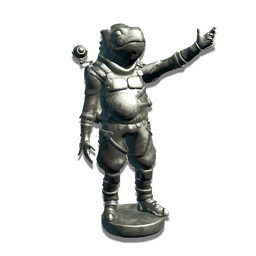 Silver Gek Statue