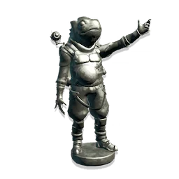 Silver Gek Statue