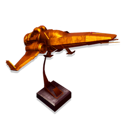 Gold Fighter Statue