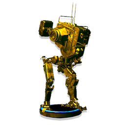 Gold Walker Statue