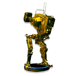 Gold Walker Statue