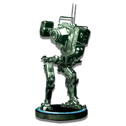 Silver Walker Statue