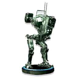 Silver Walker Statue
