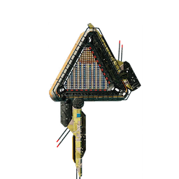 Triangular Plasma Display