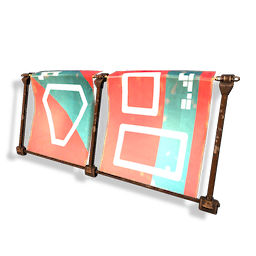 Twin Flag Awning