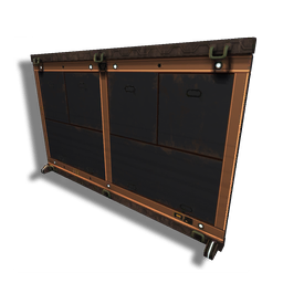 Propped Timber Divider