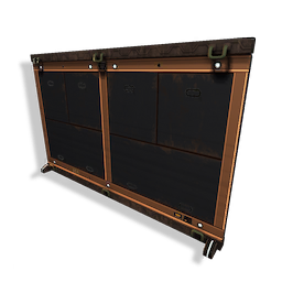Propped Timber Divider