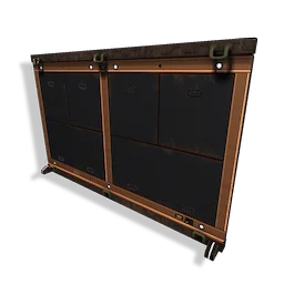 Propped Timber Divider