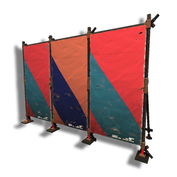 Propped Flag Dividers