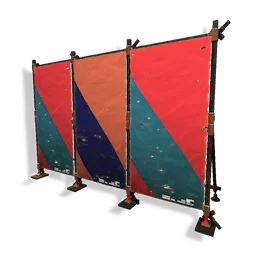 Propped Flag Dividers