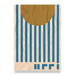 Blue Stripes Poster