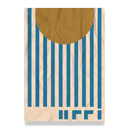 Blue Stripes Poster